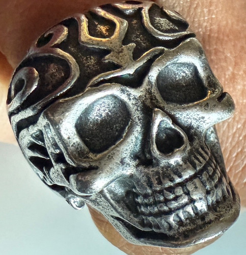 Police totenkopf ring - police,