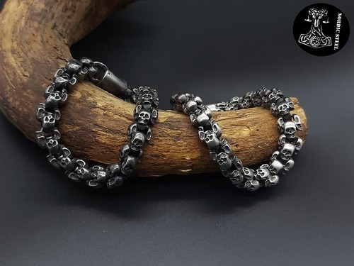 Armband totenkopf hochwertig - totenkopf,