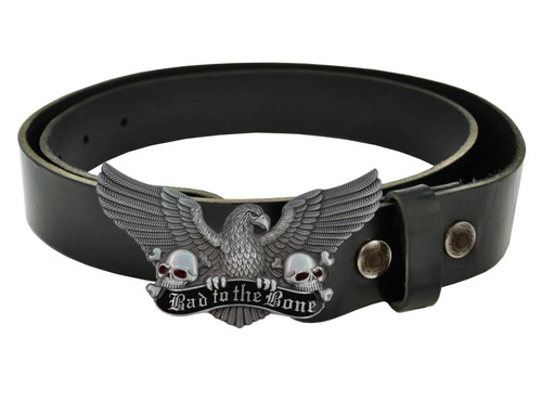 Ledergürtel buckle biker - ledergürtel,
