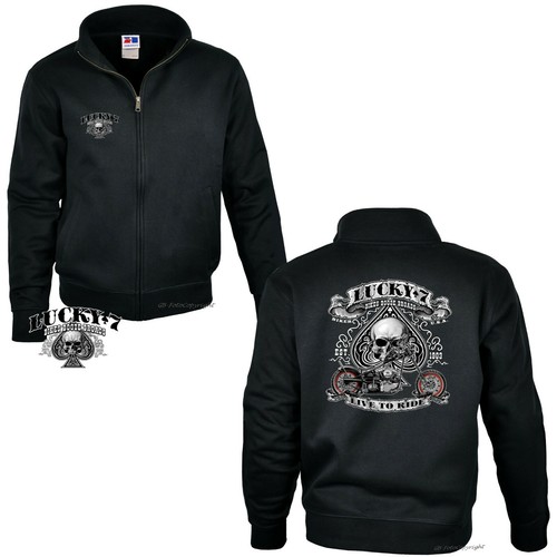 Biker jacke zip - zip, sweatjacke