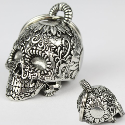 Sugar skull totenkopf - skull, biker