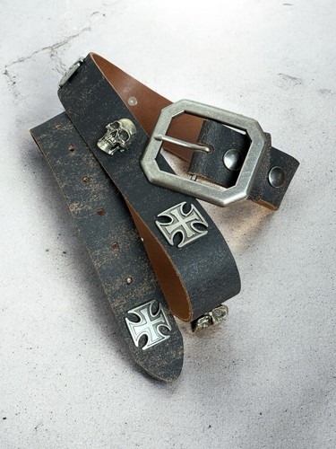 Vintage iron cross skull - cross,
