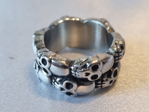 Biker ring skull - biker, edelstahl