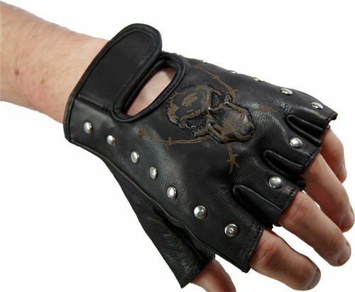 Skull biker handschuhe - biker,