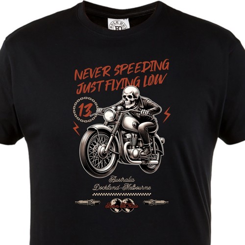 Herren shirt motorrad skull - shirt,
