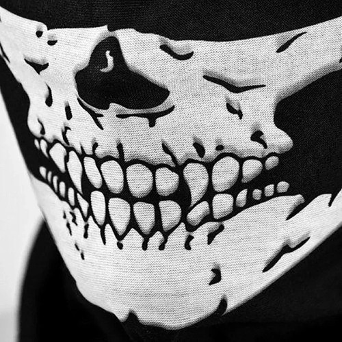 Bandana army biker - biker, skull