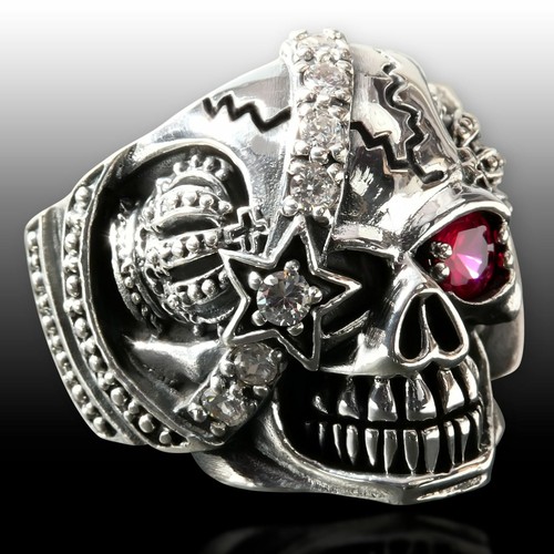 Totenkopf skull ring edelstahl - totenkopf,