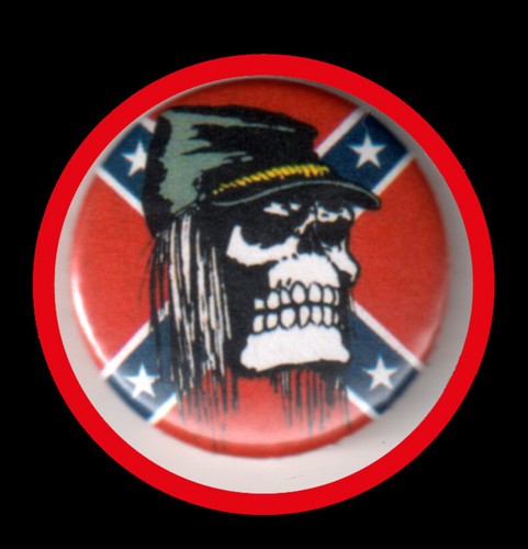 Totenkopf mit fahne button - totenkopf,