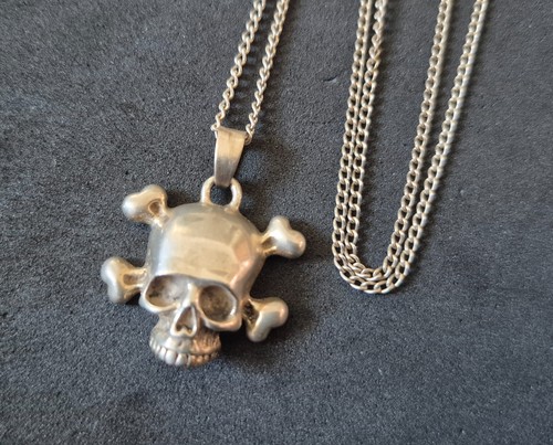 Massiver totenkopf anhänger - massiver,
