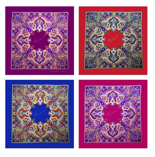 Bandana paisley gothic mandala - gothic,