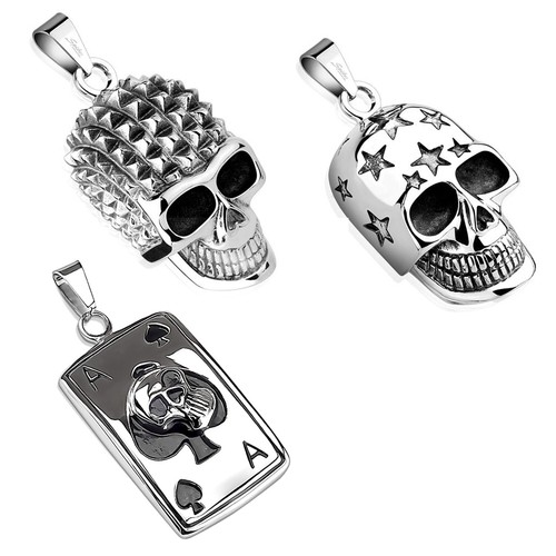 Anhänger totenkopf kette - anhänger,