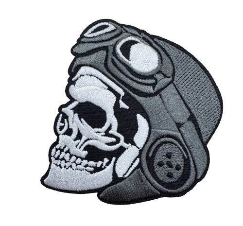 Totenkopf skull biker patch - skull,