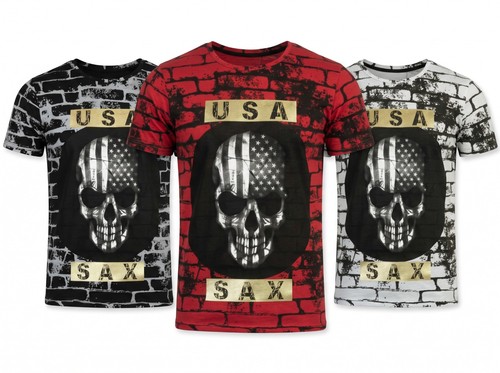 Herren shirt totenkopf skull - t-shirt,