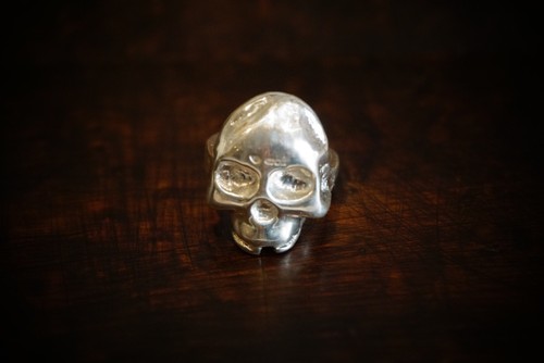 Cyan totenkopf ring reines - cyan,