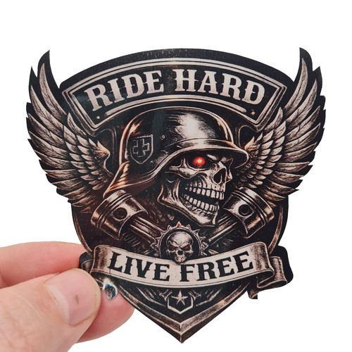 Ride hard live - ride, skull