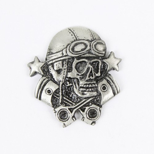 Biker chopper aviator skull - biker,