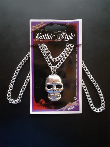 Halskette mit totenkopf - halskette,