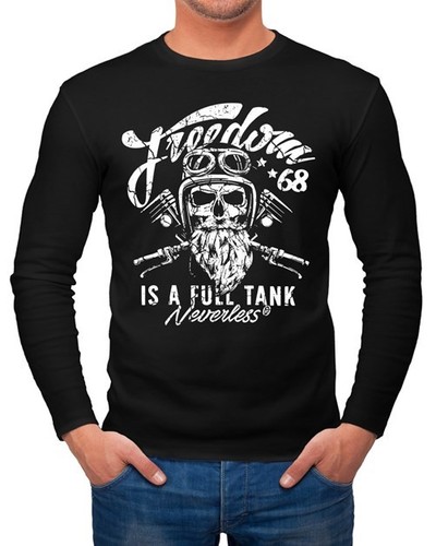 Herren long sleeve biker - herren, long-sleeve