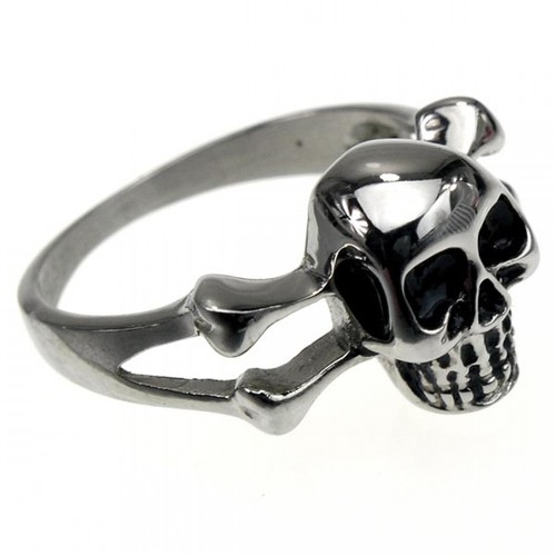 Edelstahl ring skull - ring,, &