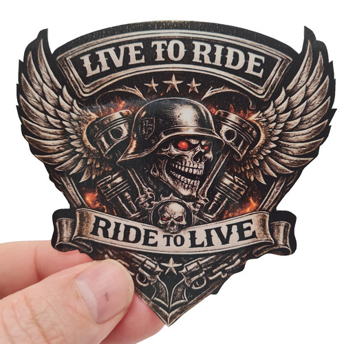 Live ride skull - live,