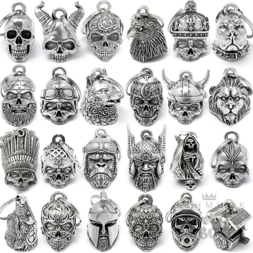Totenkopf biker bell - 3d,