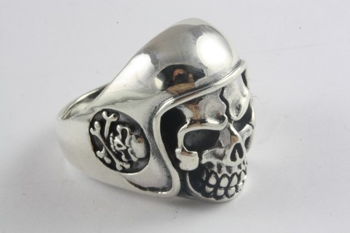 Biker totenkopfring skull - totenkopfring,