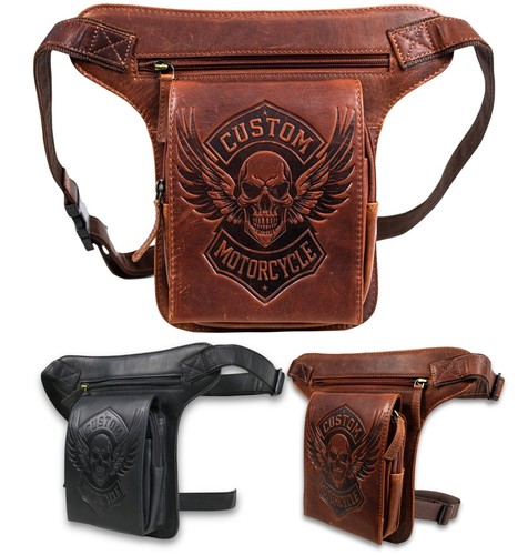 Biker beintasche leder - beintasche,