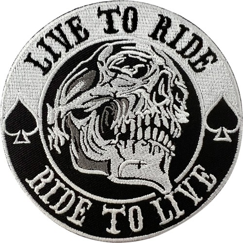 Biker totenkopf pik patch - biker,