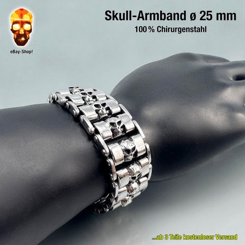 Skull armband - -,