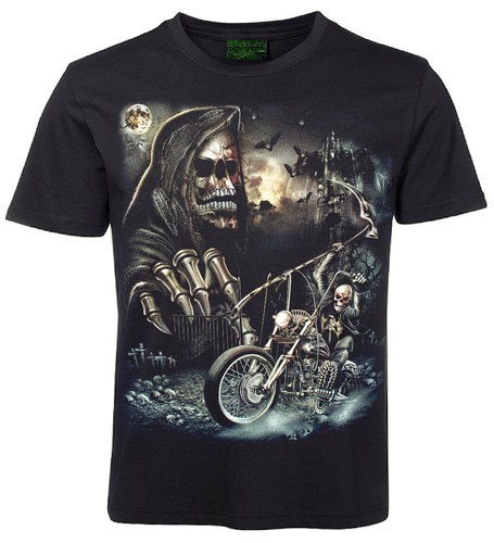 Shirt motorrad harley skull - t-shirt,