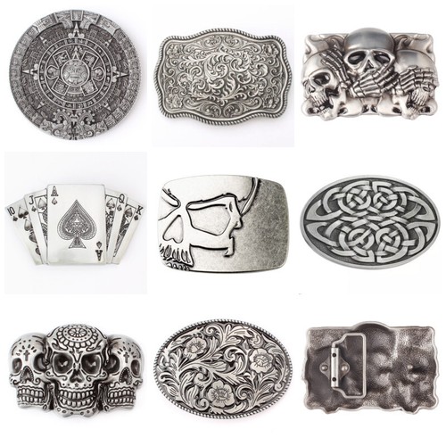 Gürtelschnalle metal skull - metal,