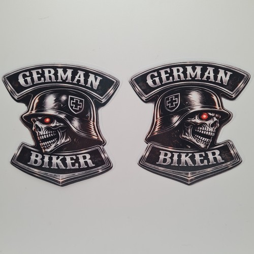 German biker skull auto - german,